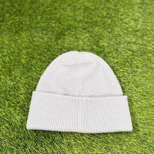 Everlane Wool Hemp Beanie One Size Blue Minimalist Knit Winter Hat